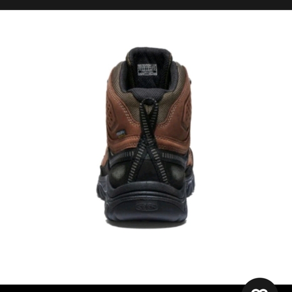 Keen Men’s Targhee IV Waterproof Hiking Boot - Bison Black - Picture 5 of 7